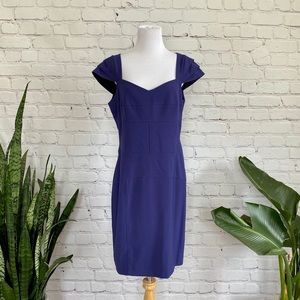 Andrew Marc Blue Sheath Dress